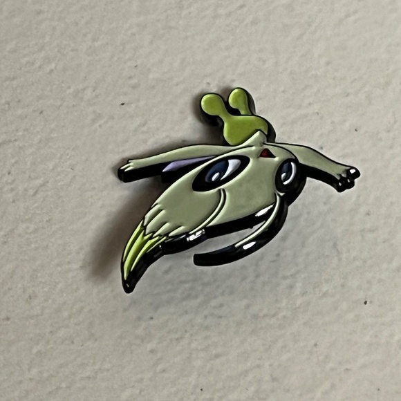 Celebi Pokemon Enamel Pin Green Pins Hat Streetwear Bags Hats - Picture 4 of 7